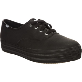Keds Triple Core Cuero 749 negro