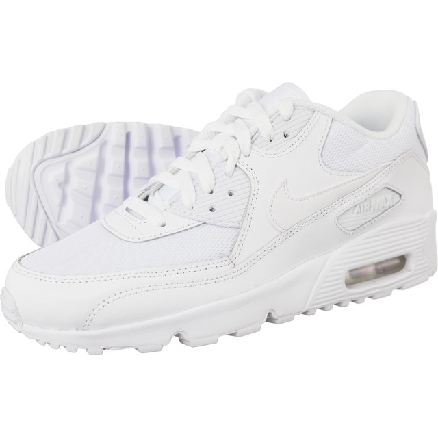 Nike Air Max 90 Malla Gs 100 blanco