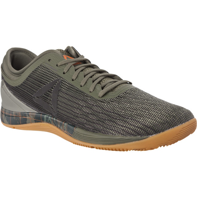 Reebok Crossfit Nano 8 0 Flexweave 038 Hunter Green Coal Khaki Bright Lava multicolor