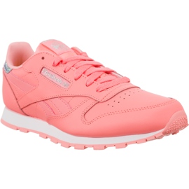 Reebok Pastel de cuero clásico 981 rosado