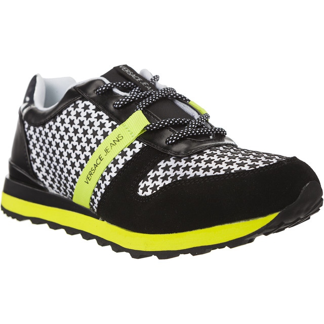 Versace Jeans Sneaker Donna Dis D1 M60 blanco negro amarillo