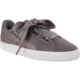 Puma Suede Heart Lunalux Wn S Smoked Pearl blanco gris