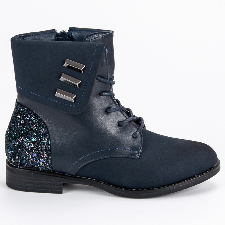 Vinceza Botas para niños con estilo azul