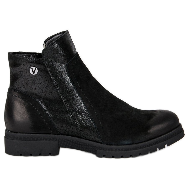 Cómodas botas VINCEZA de piel negro
