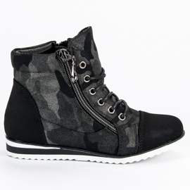 Vinceza Zapatillas Moro Aisladas negro