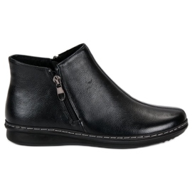 Filippo Botas bajas de piel negro