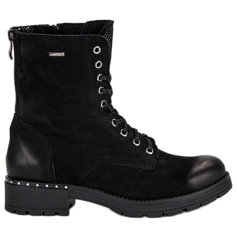 Botas con cordones VINCEZA negro