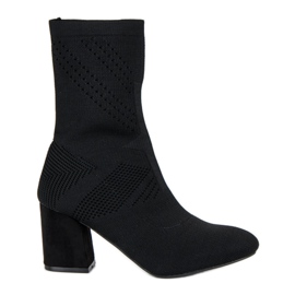 Botas mujer entalladas negro