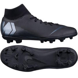 Nike Mercurial Superfly 6 Club Mg M AH7363-001 zapatos de fútbol negro negro