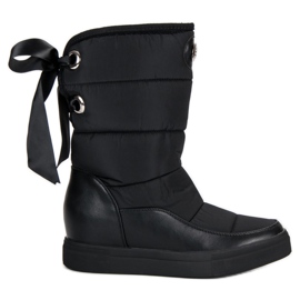 Seastar Botas de nieve negras de moda negro