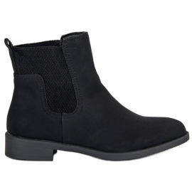 Botines Chelsea negros de mujer