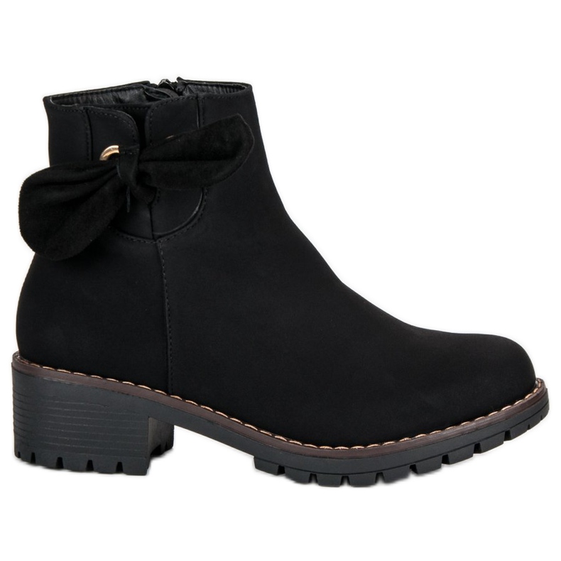 Botas negras de tacón negro Botas negras de tacón negro