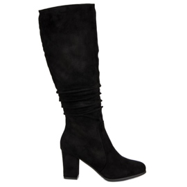 Botas clásicas de mujer. negro