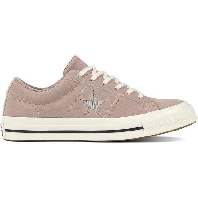 Converse C161539 Egret de plata topo difuso de una estrella gris