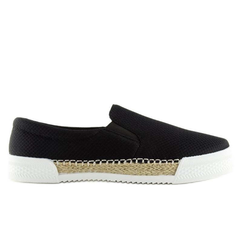 Zapatillas slip-on negro 15691A Negro