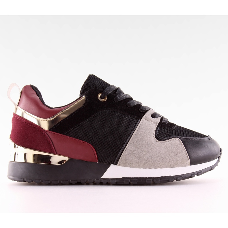 M-B01 Black Winered deportivas mujer negras negro