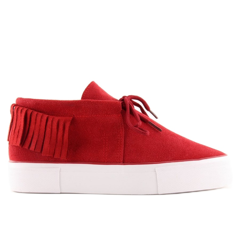 Deportivas rojas de mujer A-63 Rojo