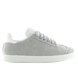 Deportivas de mujer grises y blancas BL131P GRIS/BLANCO