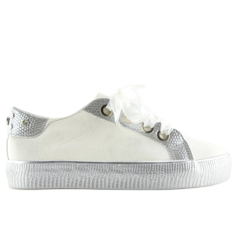 Deportivas blancas de mujer BS096 BAS-1 Blanco