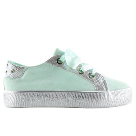Deportivas mujer menta BS096 BAS-1 Verde Deportivas mujer menta BS096 BAS-1 Verde