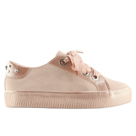 Deportivas mujer rosa BS096 BAS-1 Champagne rosado
