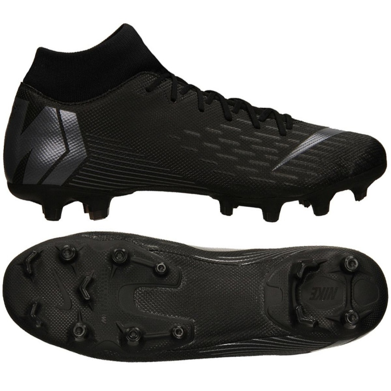 Nike Mercurial Superfly 6 Academy Mg M AH7362-001 zapatos de fútbol multicolor negro