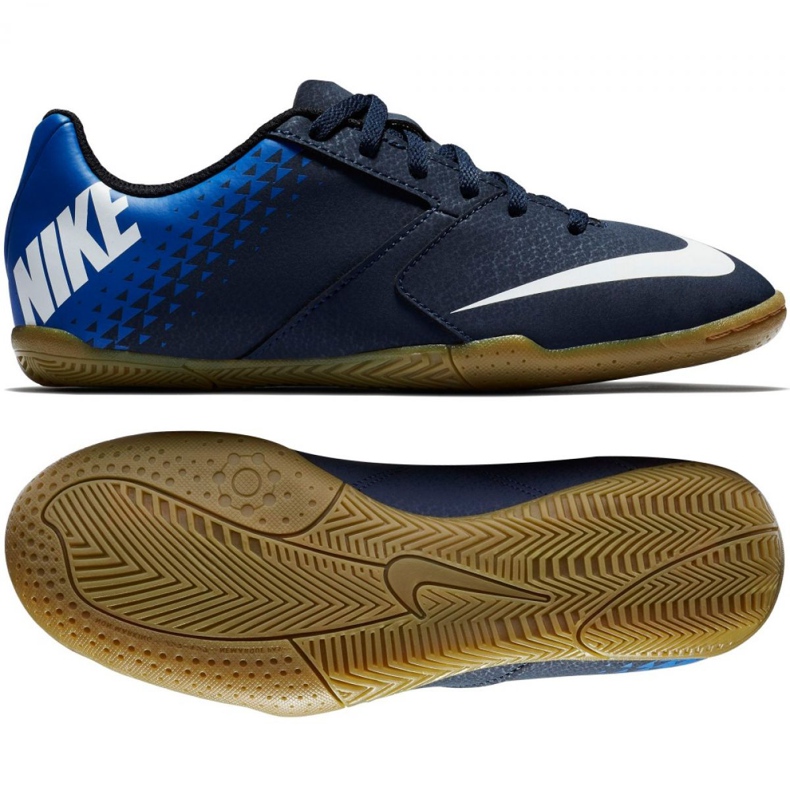 Zapatillas de interior Nike Bombax Ic Jr 826487-414 azul marino azul marino