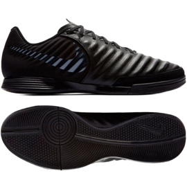 Nike Tiempo LegendX 7 Academy Ic M AH7244-001 zapatos de fútbol negro negro