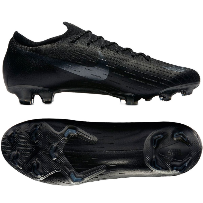 Nike Mercurial Vapor 12 Elite Fg M AH7380-001 zapatos de fútbol negro negro