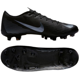 Nike Mercurial Vapor 12 Academy FG M AH7375-001 zapatillas de fútbol negro