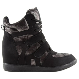 Deportivas negras de mujer 925-Y Negro