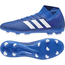 Botas de fútbol adidas Nemeziz 18.3 Fg M DB2109 multicolor azul