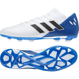 Botas de fútbol Adidas Nemeziz 18.3 FG M DB2111 blanco