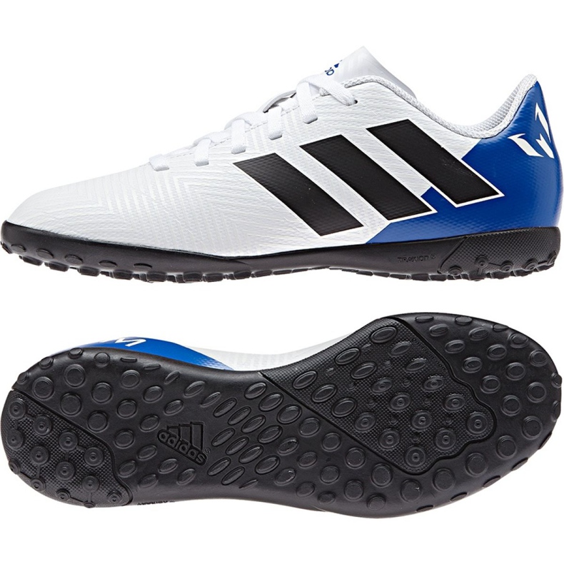 Botas de fútbol adidas Nemeziz Messi Tango In Jr DB2401 blanco blanco Botas de fútbol adidas Nemeziz Messi Tango In Jr DB2401 blanco blanco