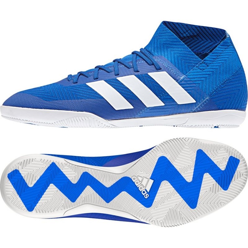 Zapatillas de fútbol adidas Nemeziz Tango 18.3 In M DB2196 azul azul Zapatillas de fútbol adidas Nemeziz Tango 18.3 In M DB2196 azul azul