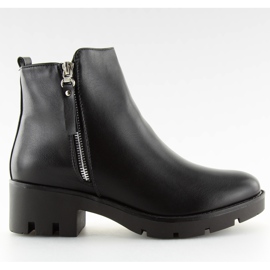 Botas negras con suela gruesa NC692 negro