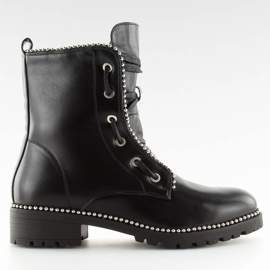 Botas negras para mujer trabajadora negra NC251 Black negro
