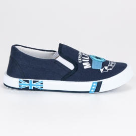 American Club Slipony americano de los niños azul