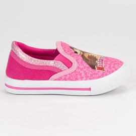 Zapatillas Slipony Masha Y Oso rosa