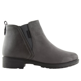 Botines Chelsea grises cálidos para mujer NB225P Gris