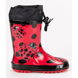American Club Galoshes mariquitas americanas rojo