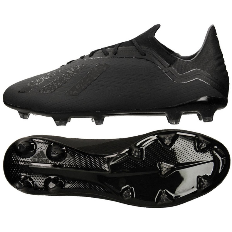 Botas de fútbol Adidas X 18.2 Fg M DB2182 negro negro Botas de fútbol Adidas X 18.2 Fg M DB2182 negro negro