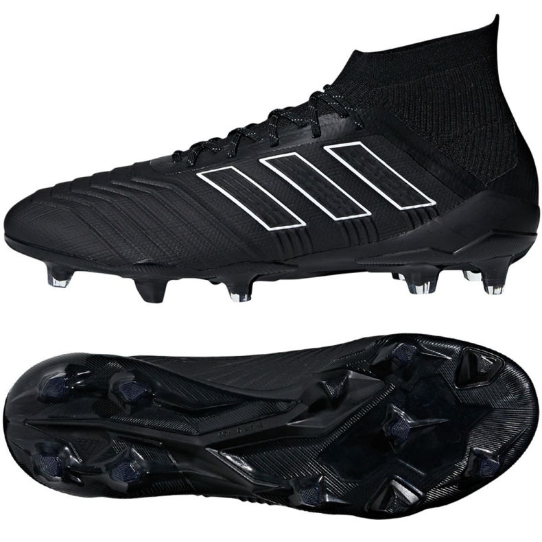 Botas de fútbol adidas Predator 18.1 Fg M DB2038 negro negro