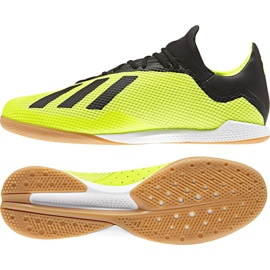 Botas de fútbol Adidas X Tango 18.3 In M DB2441 amarillo amarillo