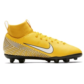 Zapatillas de fútbol Nike Mercurial Superfly 6 Club Neymar Mg Jr AO2888-710 multicolor amarillo