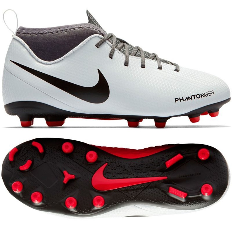 Zapatillas de fútbol Nike Phantom Vsn Club Df Fg Jr AO3288-060 multicolor blanco Zapatillas de fútbol Nike Phantom Vsn Club Df Fg Jr AO3288-060 multicolor blanco