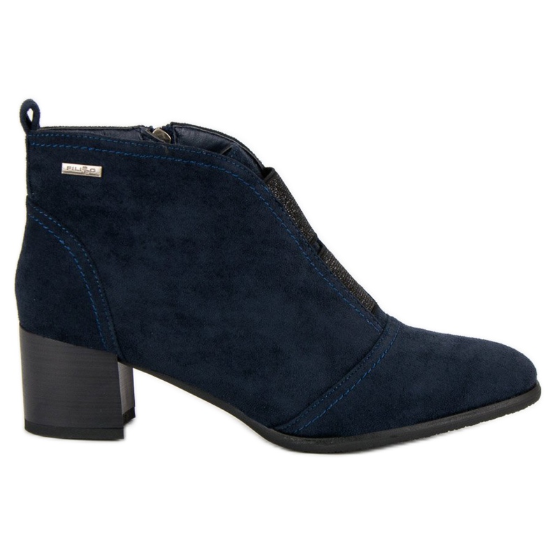 Filippo Botas azul marino con estilo