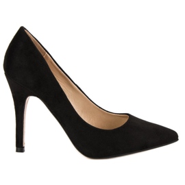 Tacones de ante negros Tacones de ante negros