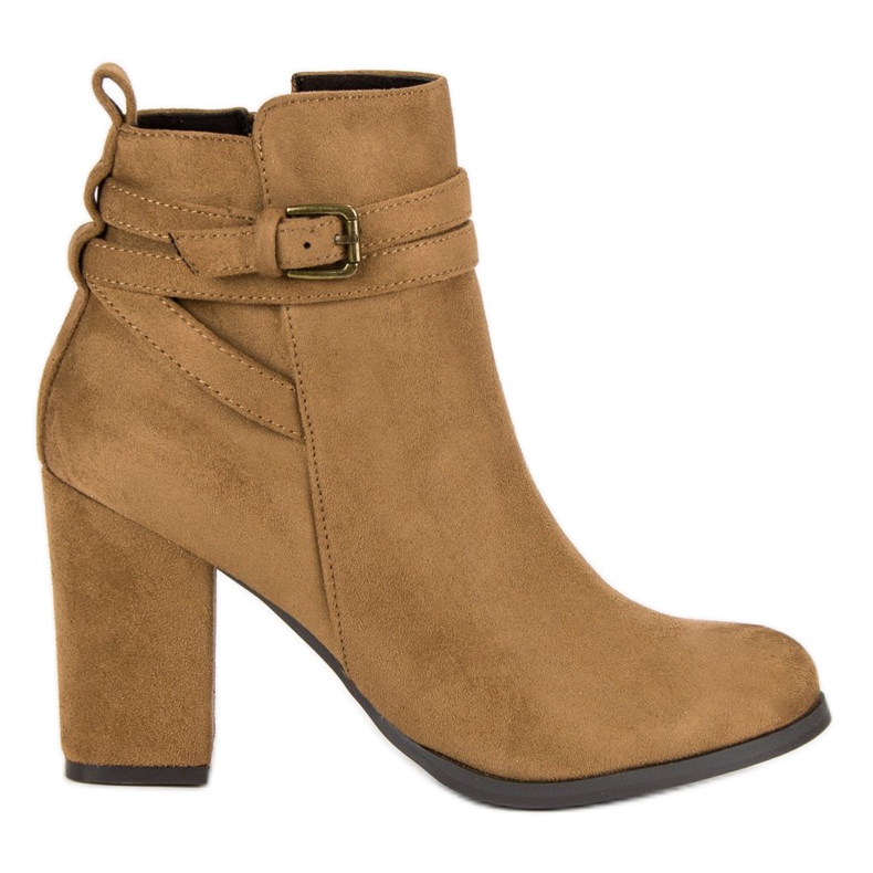 Corina Elegantes botas de tacón marrón Corina Elegantes botas de tacón marrón