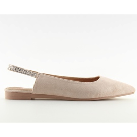 Bailarina con tacón rosa JL39P rosa. rosado